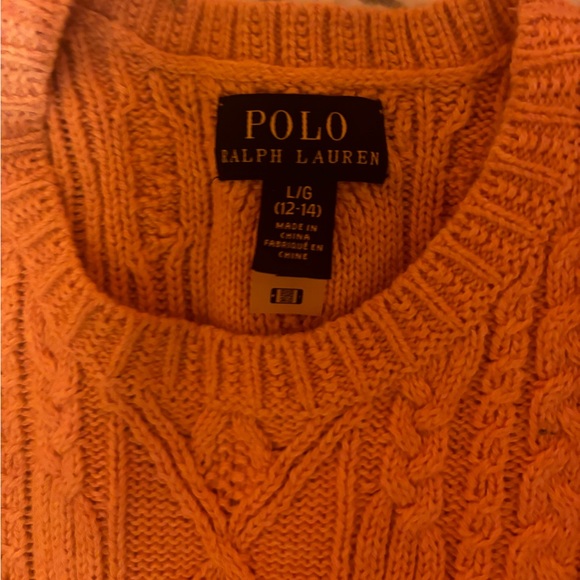 Pink Knitted Polo Kids Dress Size 12-14 - Picture 3 of 5